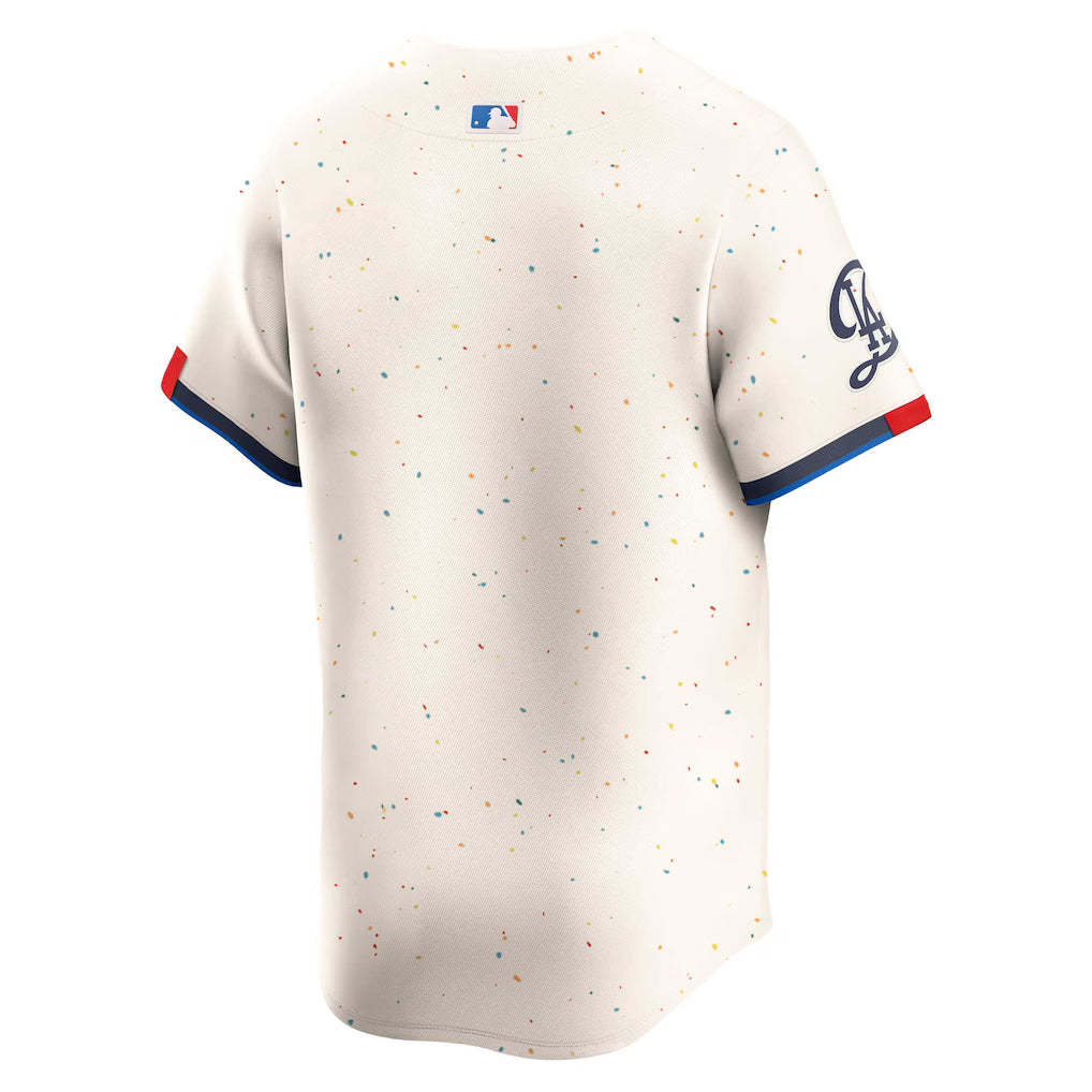Los Angeles Dodgers MLB Nike Men's Cream 2024 City Connect Limited Jersey