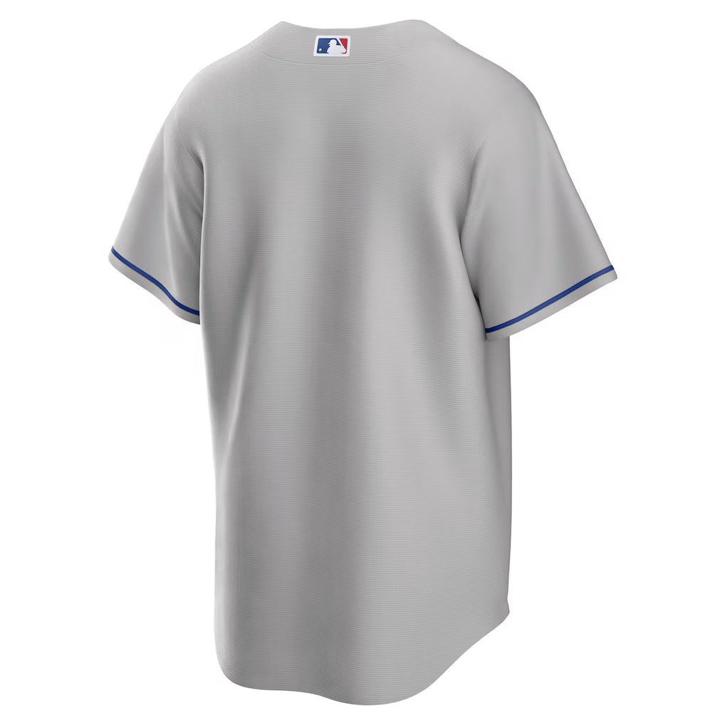 Los Angeles Dodgers MLB Nike Men's Cloud Grey Road Replica Jersey