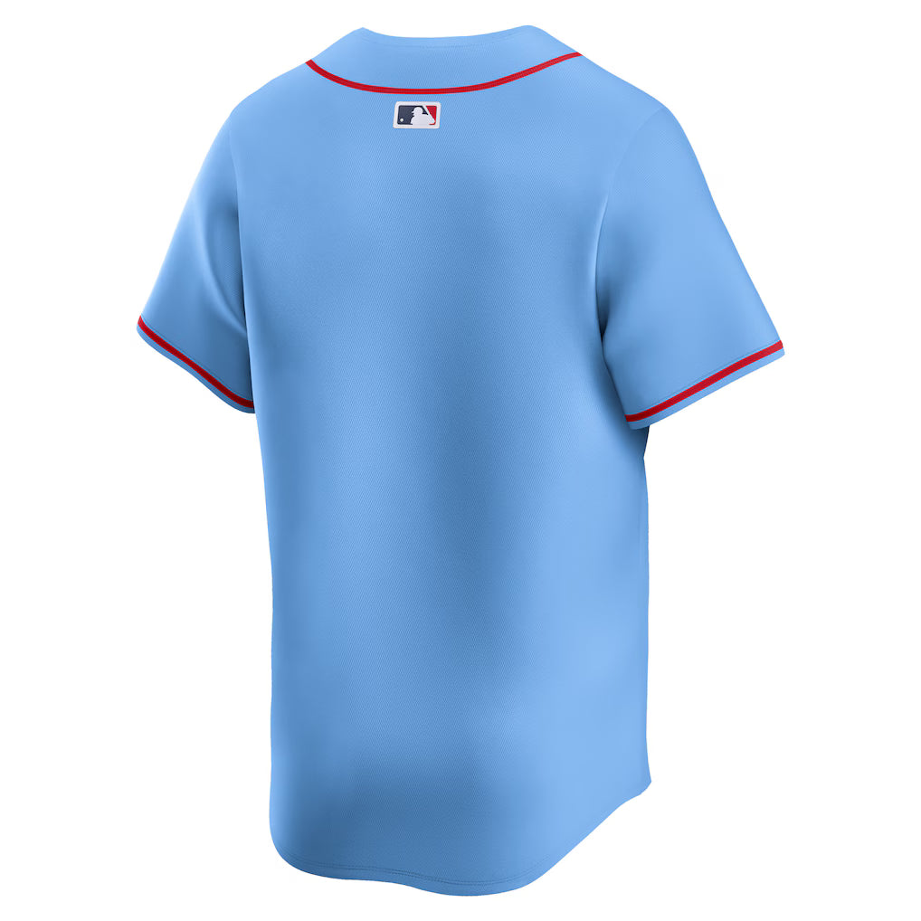 St. Louis Cardinals MLB Nike Men's Light Blue Alternate Limited Jersey