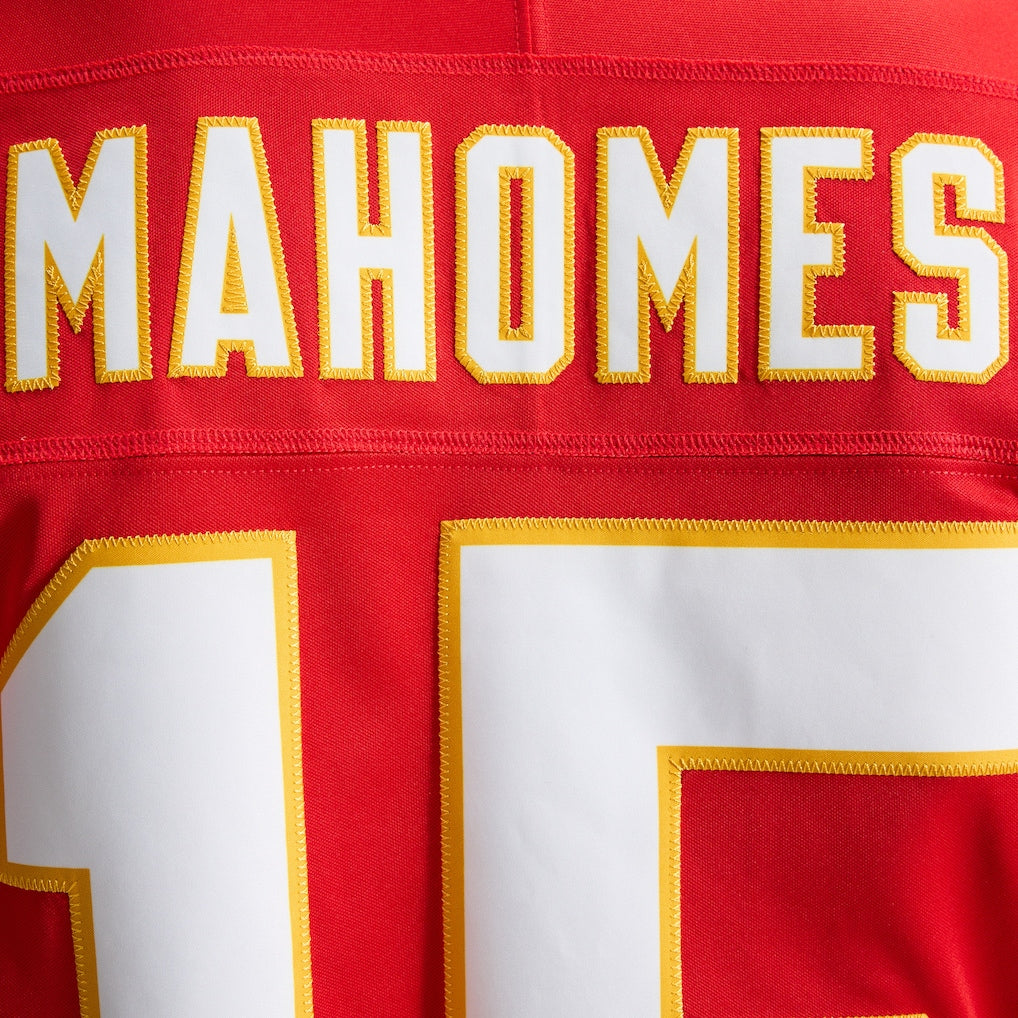 Patrick Mahomes Kansas City NFL Nike Men's Red Vapor F.U.S.E. Limited Player Sewn Jersey