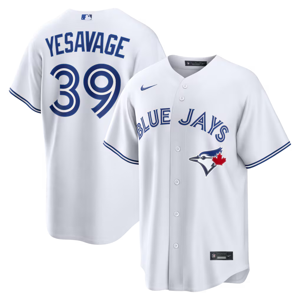 Trey Yesavage Toronto Blue Jays MLB Nike Men's White Replica Jersey