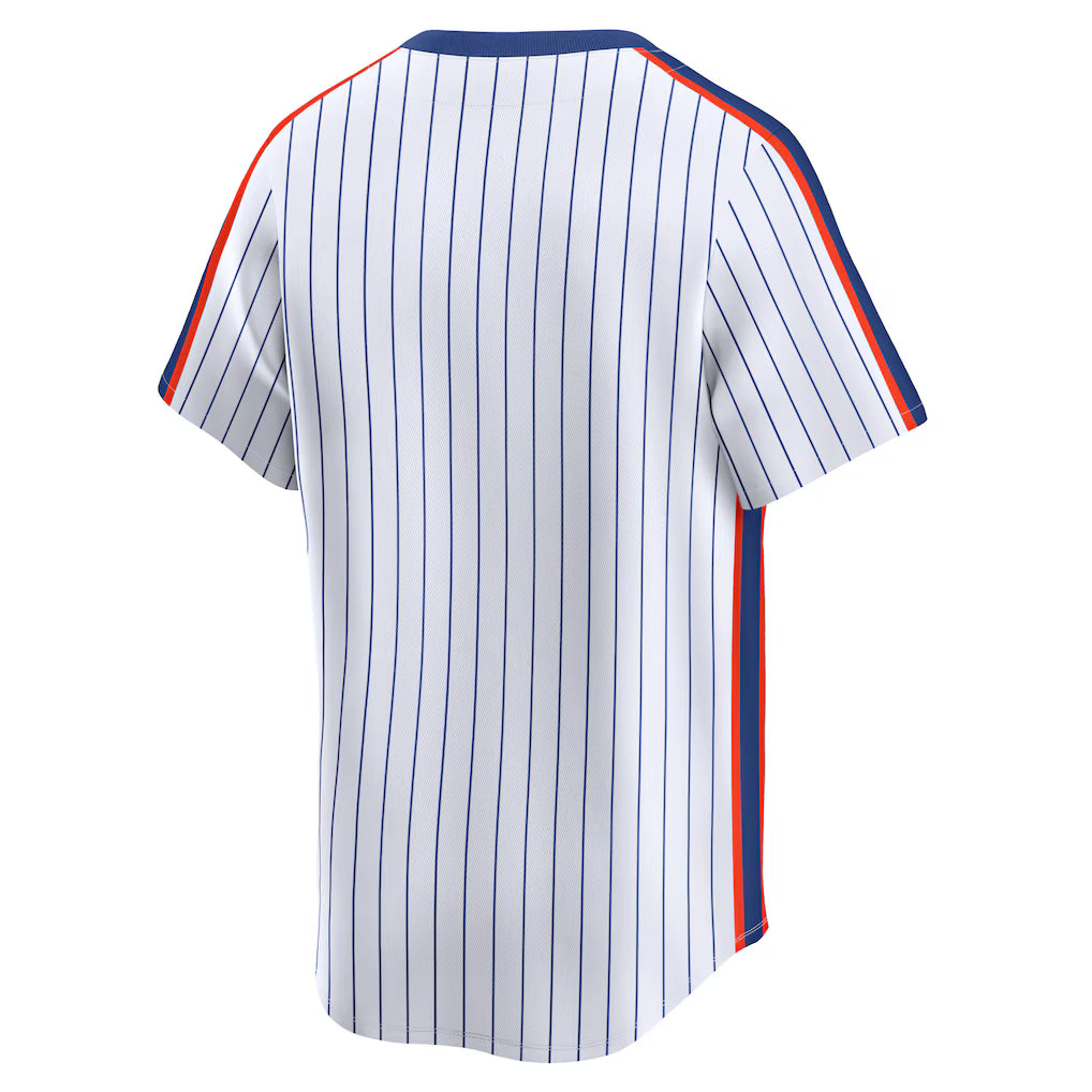 New York Mets MLB Nike Men's White Cooperstown Collection Limited Jersey