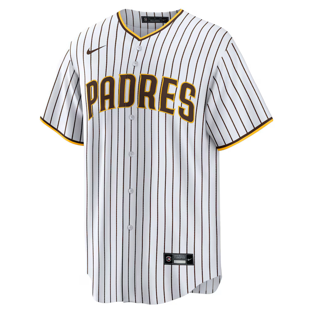 San Diego Padres MLB Nike Men's White Home Replica Jersey