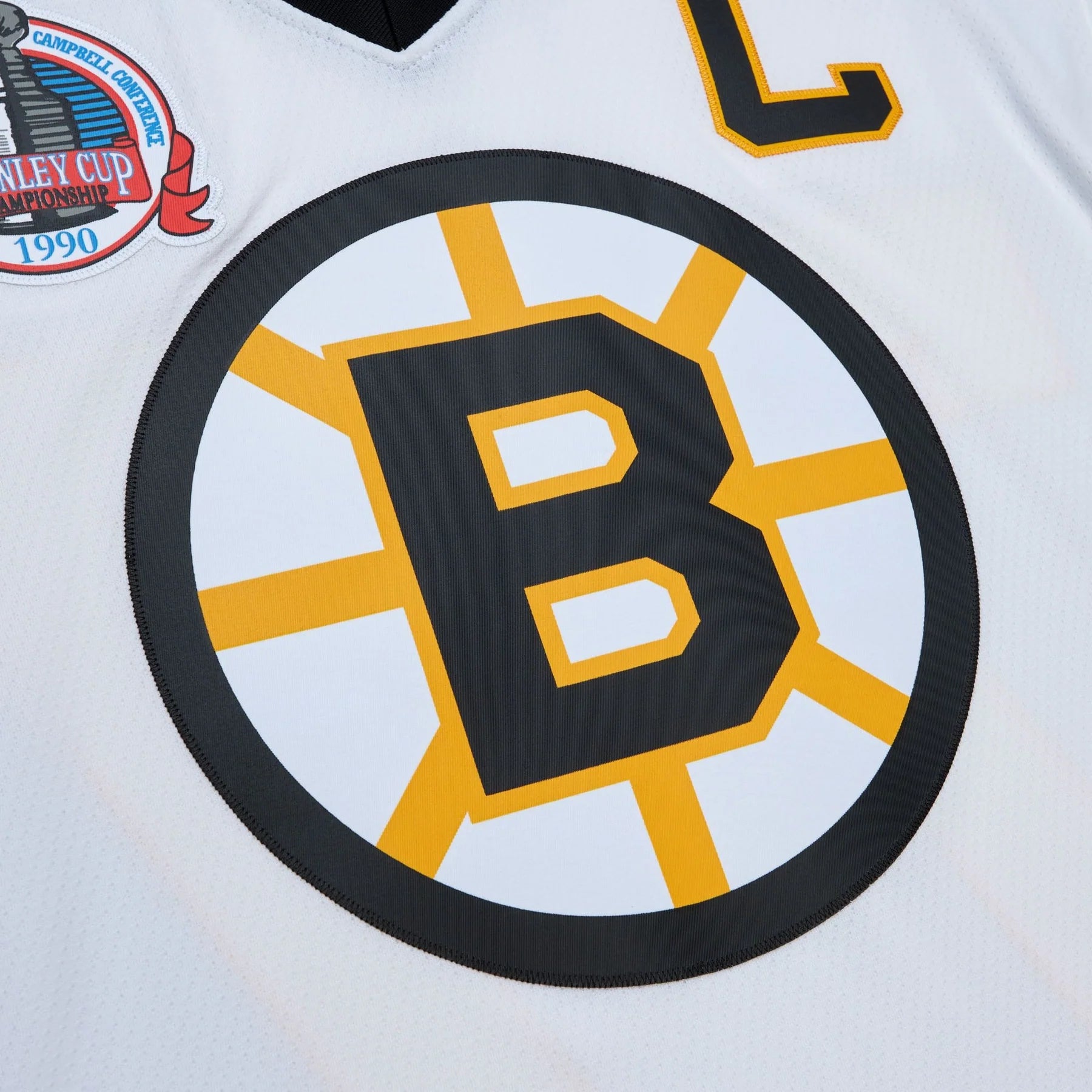 Ray Bourque Bruins de Boston NHL Mitchell & Ness Maillot authentique blanc 1989 Blue Line pour hommes