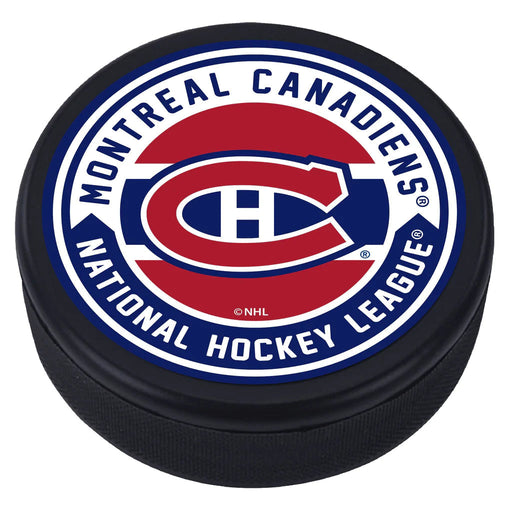 Montreal Canadiens NHL Arrow Textured Hockey Puck