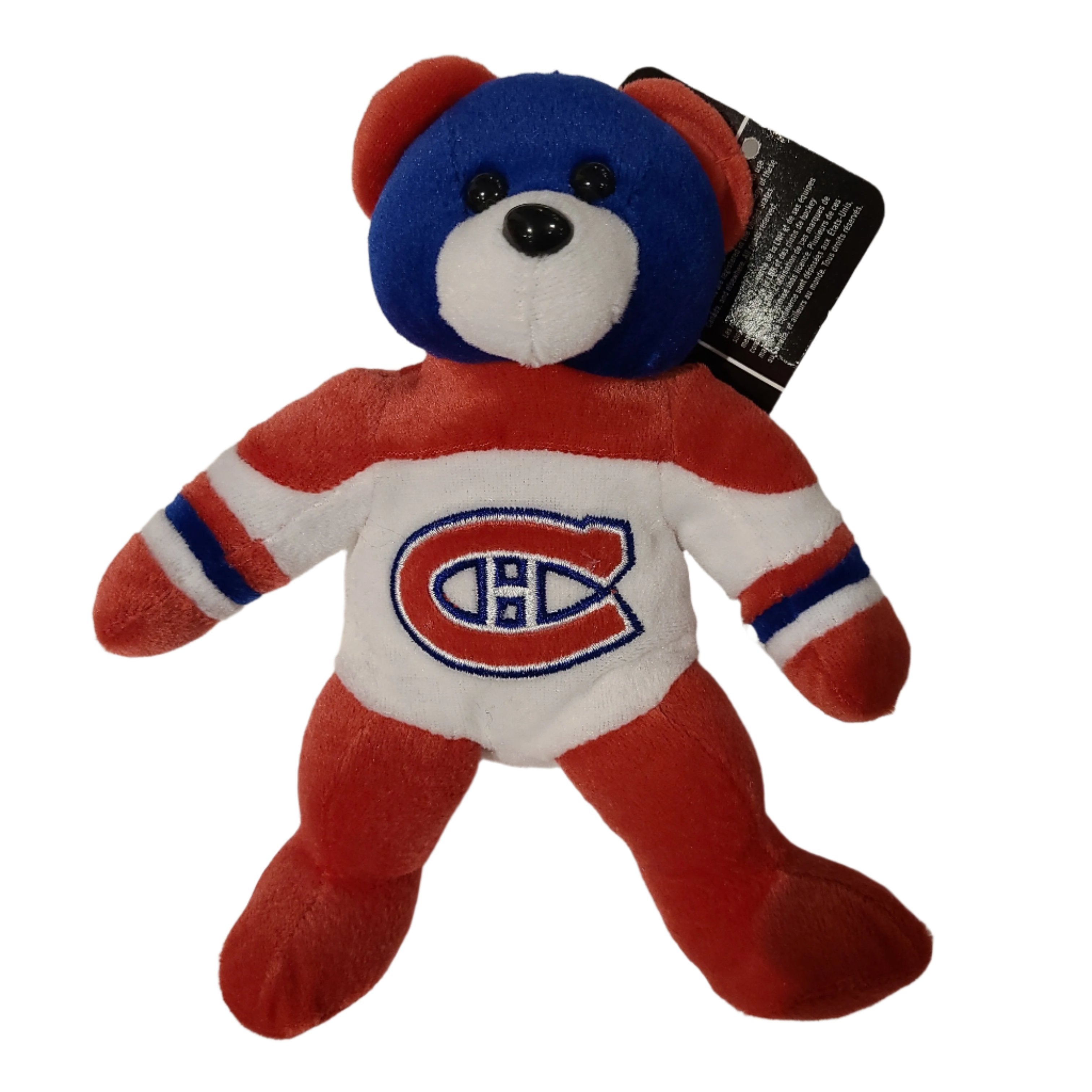 Montreal Canadiens NHL FOCO White Team Uniform Beanie Bear
