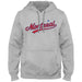 Montreal Expos MLB Bulletin Men's Athletic Grey Cooperstown Express Road Twill Logo Hoodie