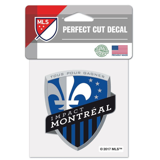 Montreal Impact MLS WinCraft 4x4 Perfect Cut Color Decal