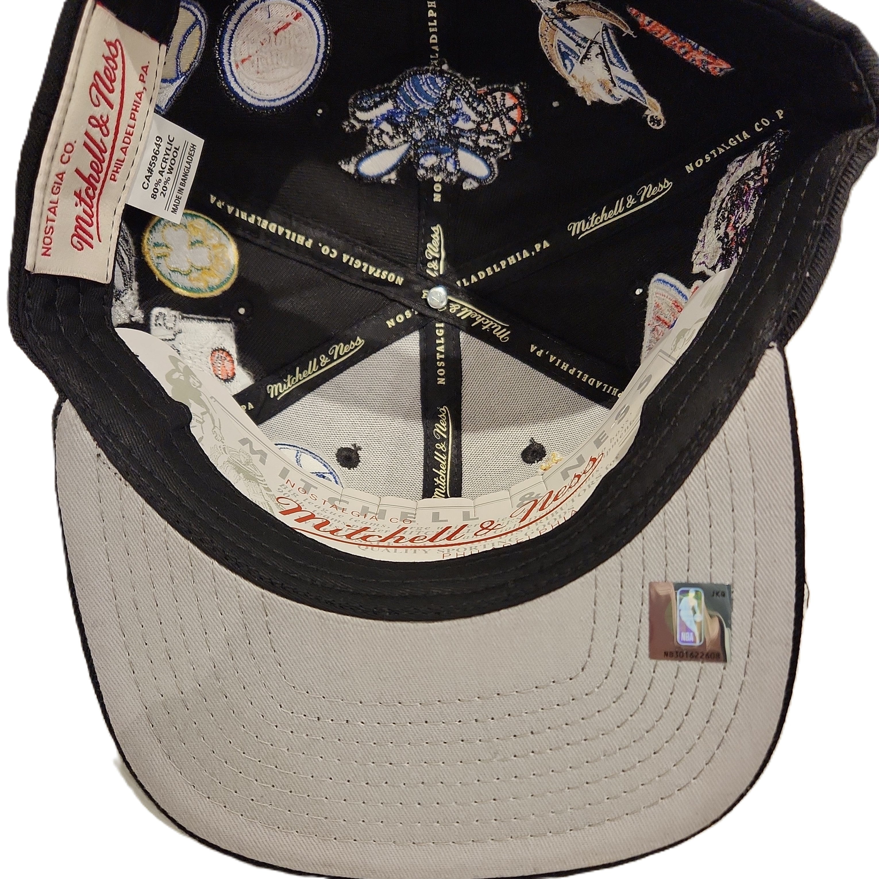 NBA Mitchell & Ness Snapback noir Conférence de l'Est pour hommes