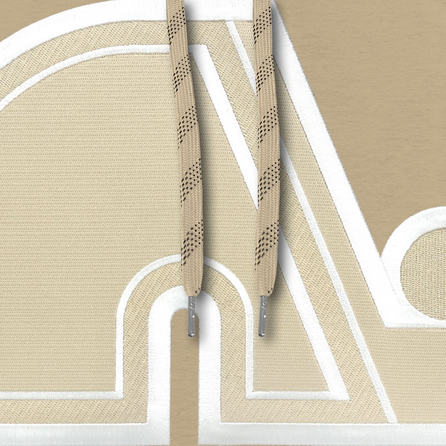 Quebec Nordiques NHL Bulletin Men's Wheat Tonal Twill Logo Hoodie