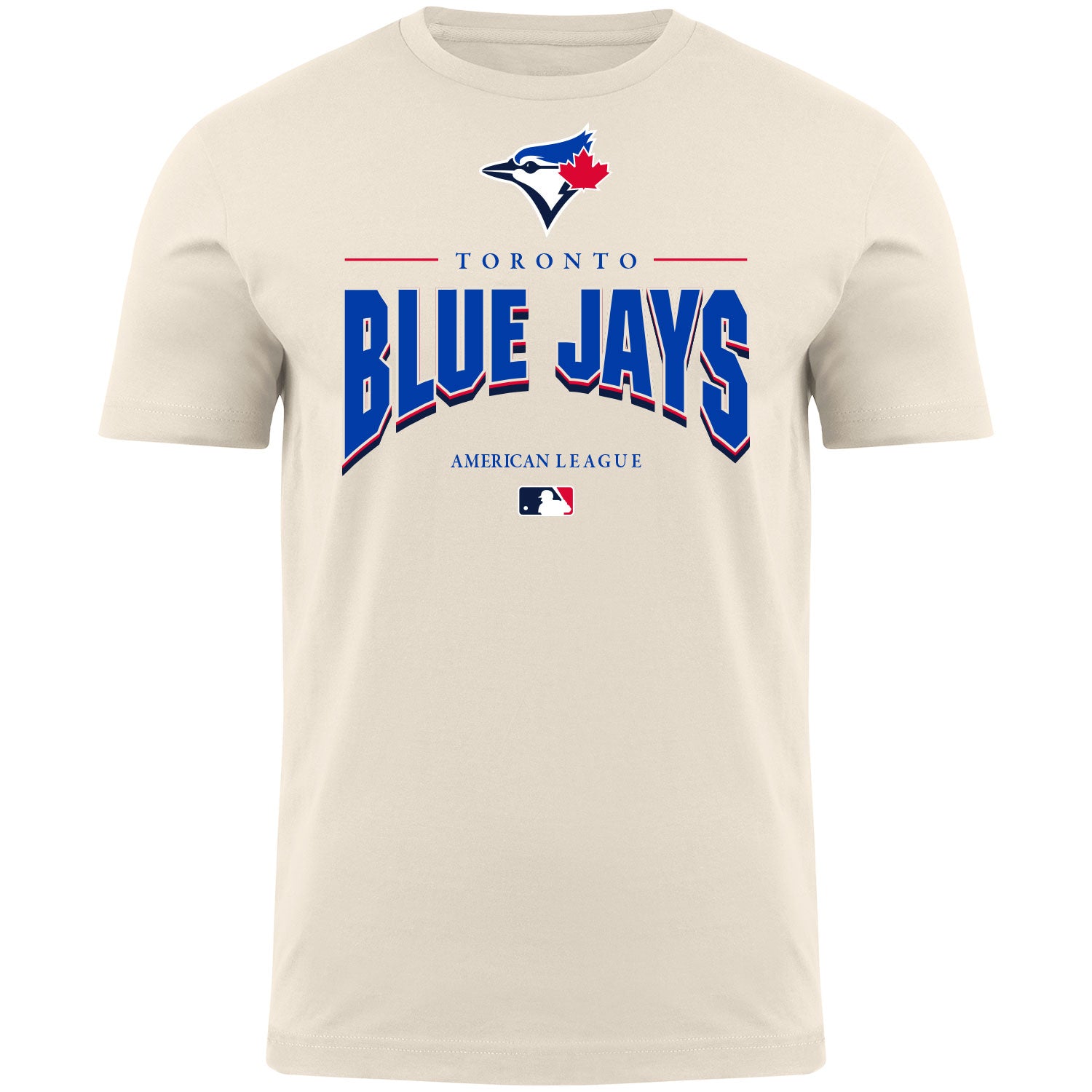 Toronto Blue Jays MLB Bulletin Men's Beige Natural Line Drive T-Shirt