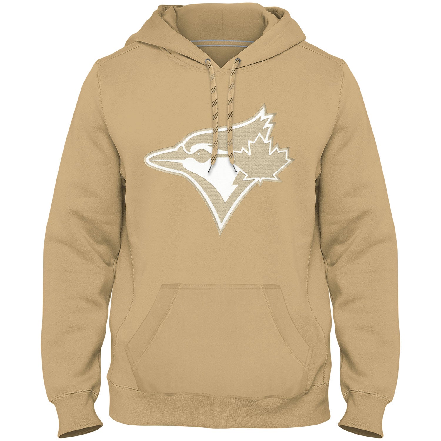 Toronto Blue Jays MLB Bulletin Men's Wheat Tonal Twill Logo Hoodie