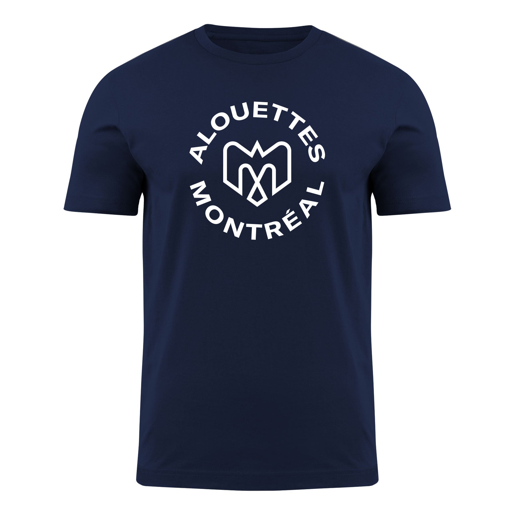 Montreal Alouettes CFL Bulletin Men's Navy Basic Logo T-Shirt