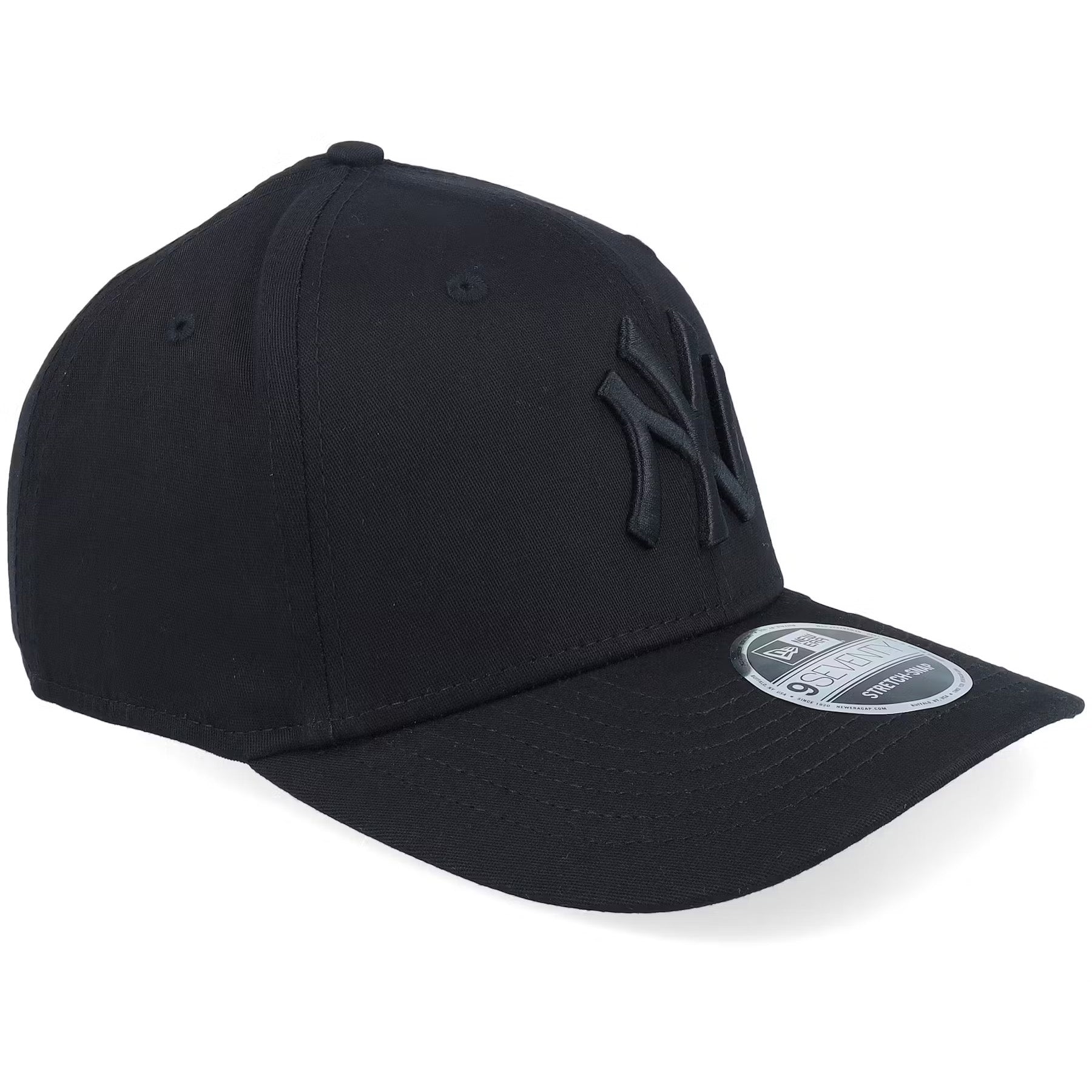 New York Yankees MLB New Era Men's Black On Black 9Seventy Snapback Hat