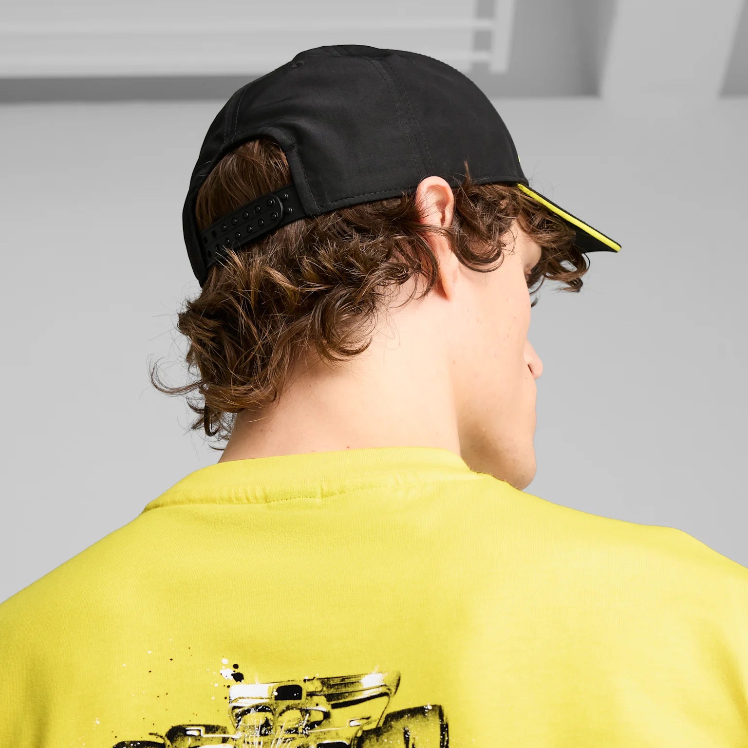 Casquette Snapback Scuderia Ferrari F1 Puma pour homme, noire.