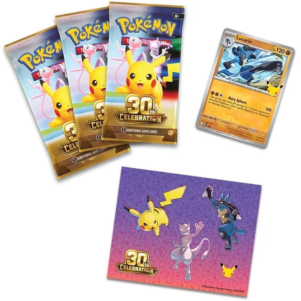 Pokémon TCG 30th Celebration Tech Sticker Collection Assortment Box