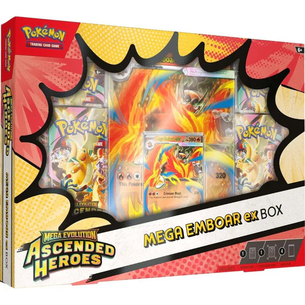 Boîte Méga ex Pokémon JCC : Héros Ascendants Méga Évolution
