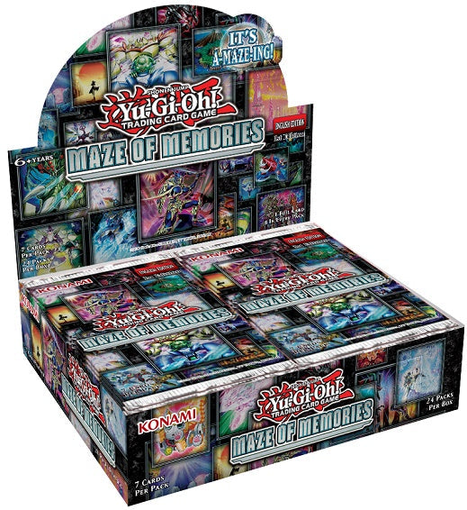 YUGIOH Trading Card Game Konami Maze of Memories Boosters
