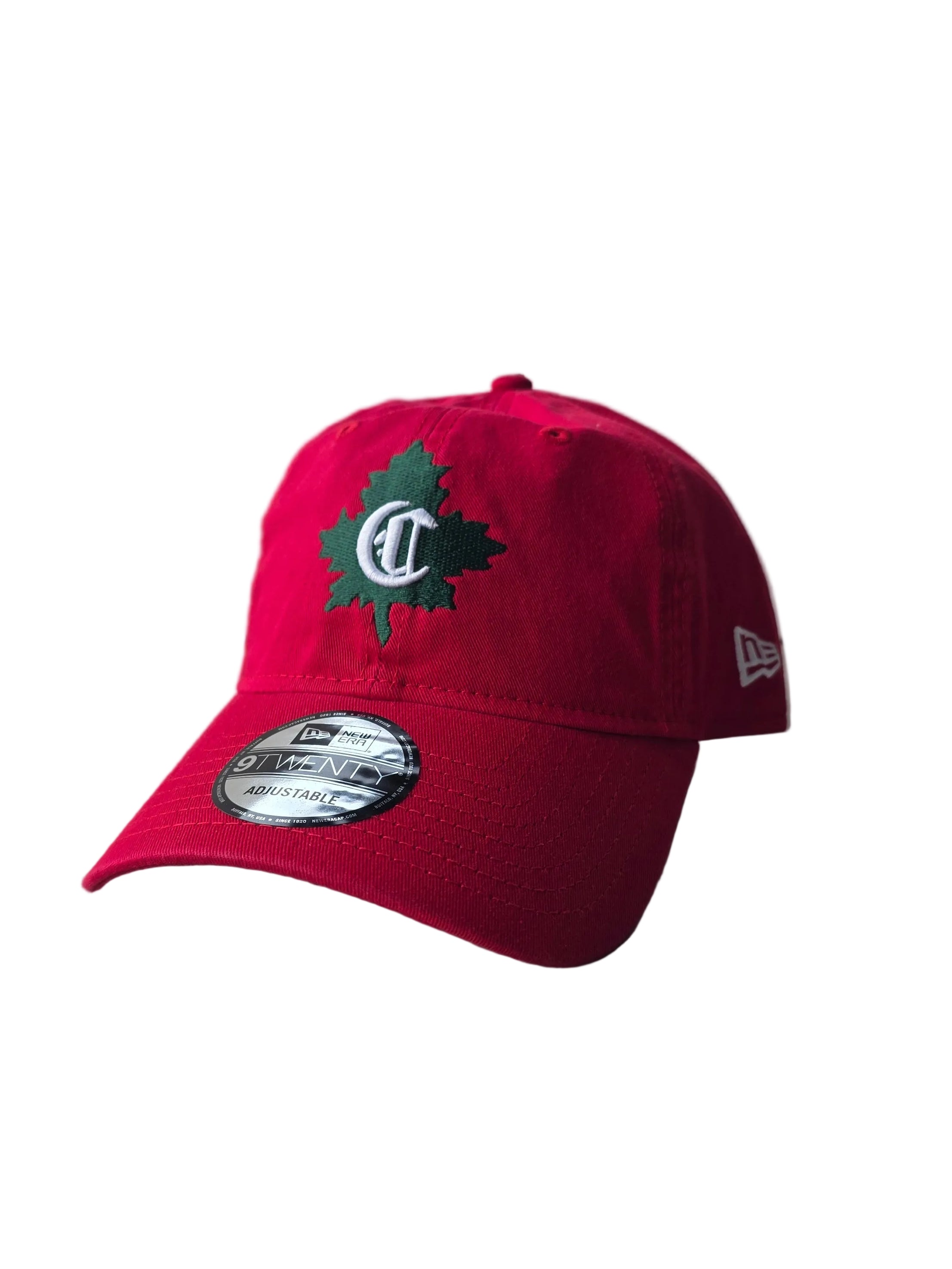 Montreal Canadiens NHL New Era Men's Scarlet 9Twenty Core Classic 1910 Logo Adjustable Hat