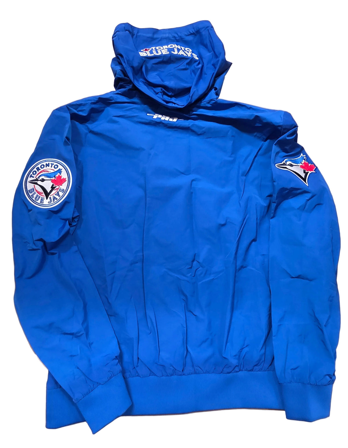 Toronto Blue Jays MLB Pro Standard Men's Royal Blue Classic Wind Suit Woven Full-Zip Hoodie Jacket