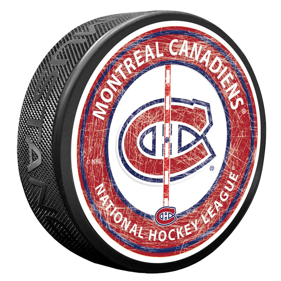 Montreal Canadiens NHL Center Ice Hockey Puck