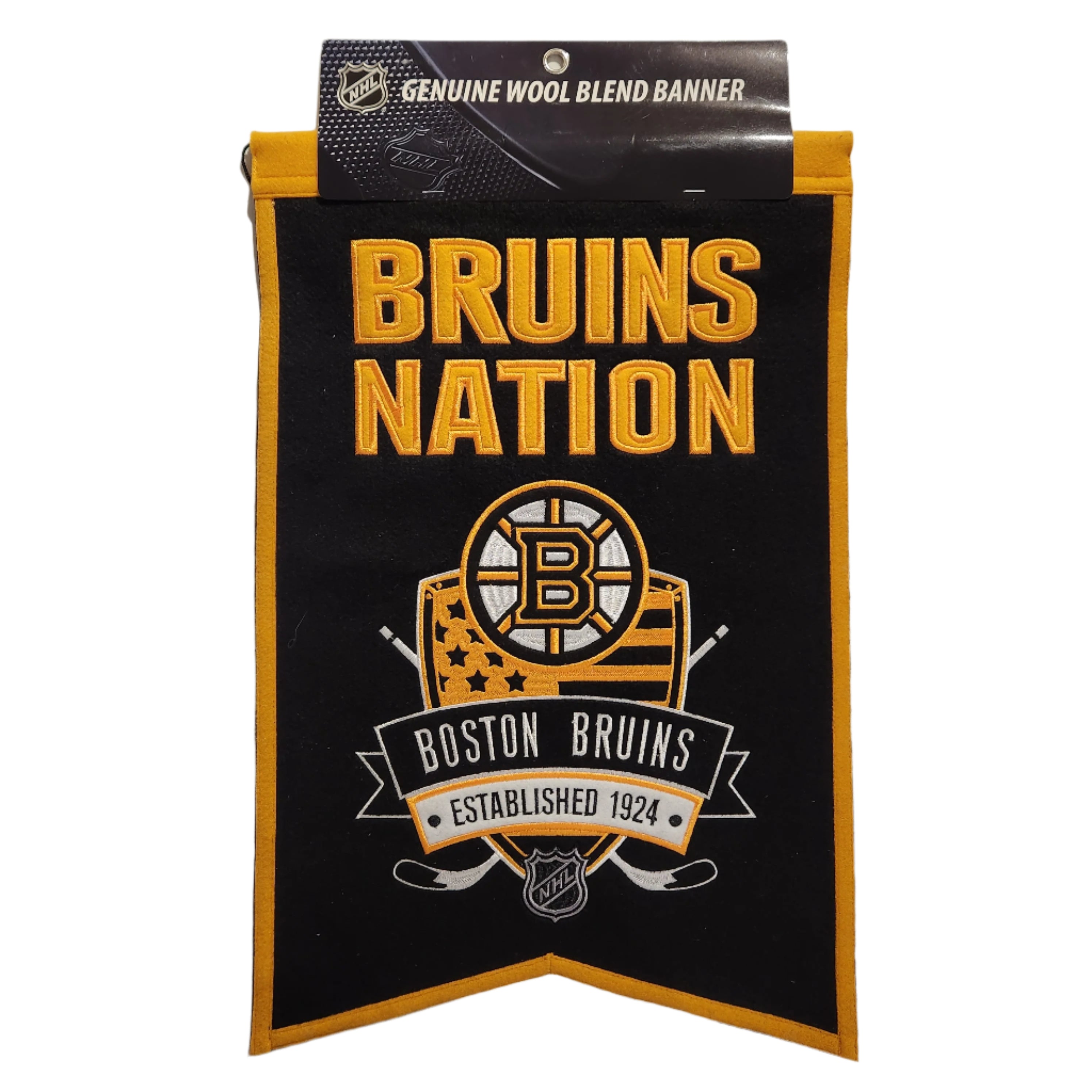 Boston Bruins NHL Winning Streak 14"x 21.5" Premium Team Nations Banner