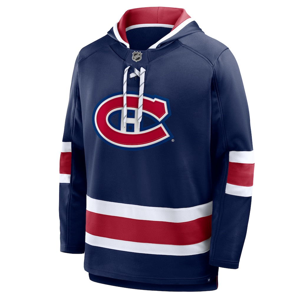 Montreal Canadiens NHL Fanatics Branded Men's Navy Prime Time Hoodie