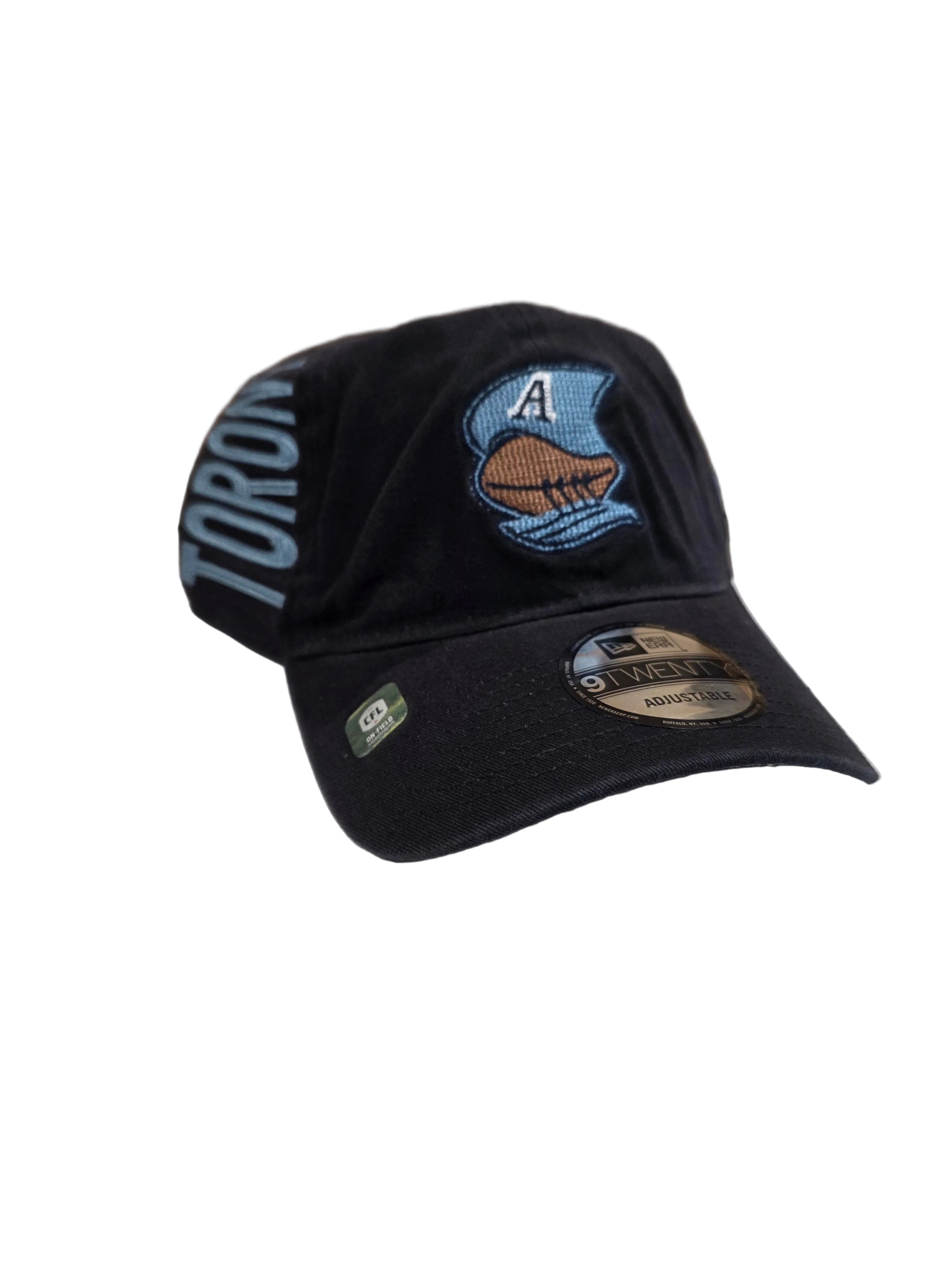Toronto Argonauts CFL New Era Men's Navy 9Twenty 2026 Turf Traditions Adjustable Hat