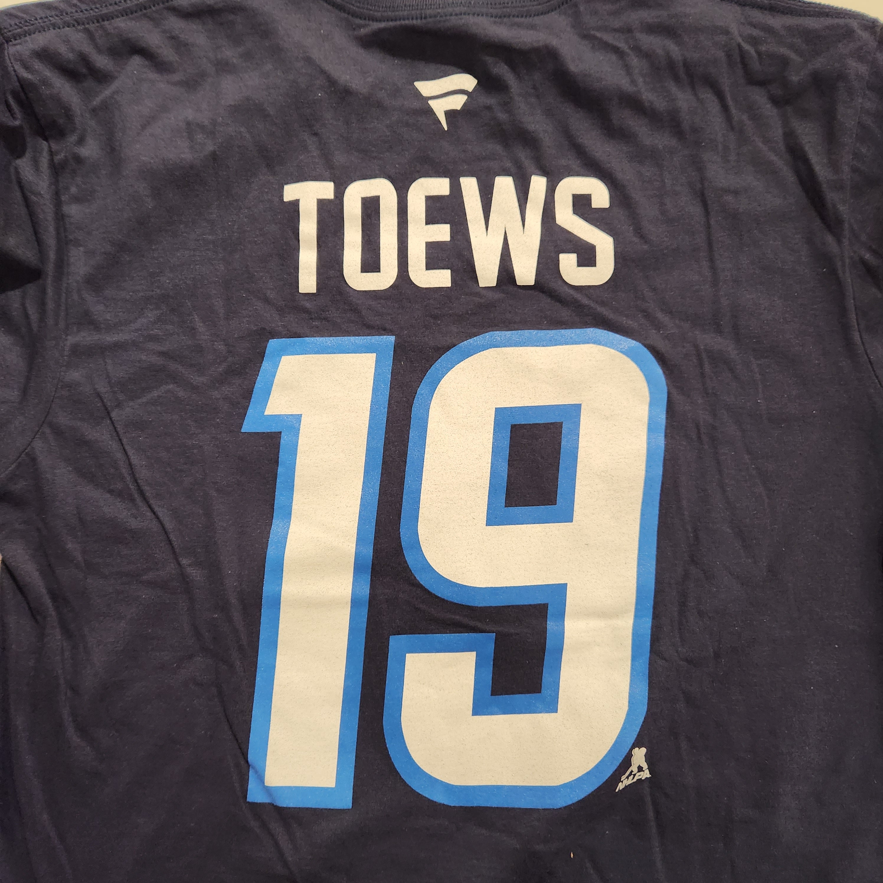 Jonathan Toews Winnipeg Jets NHL Fanatics Branded Men's Navy Authentic T-Shirt