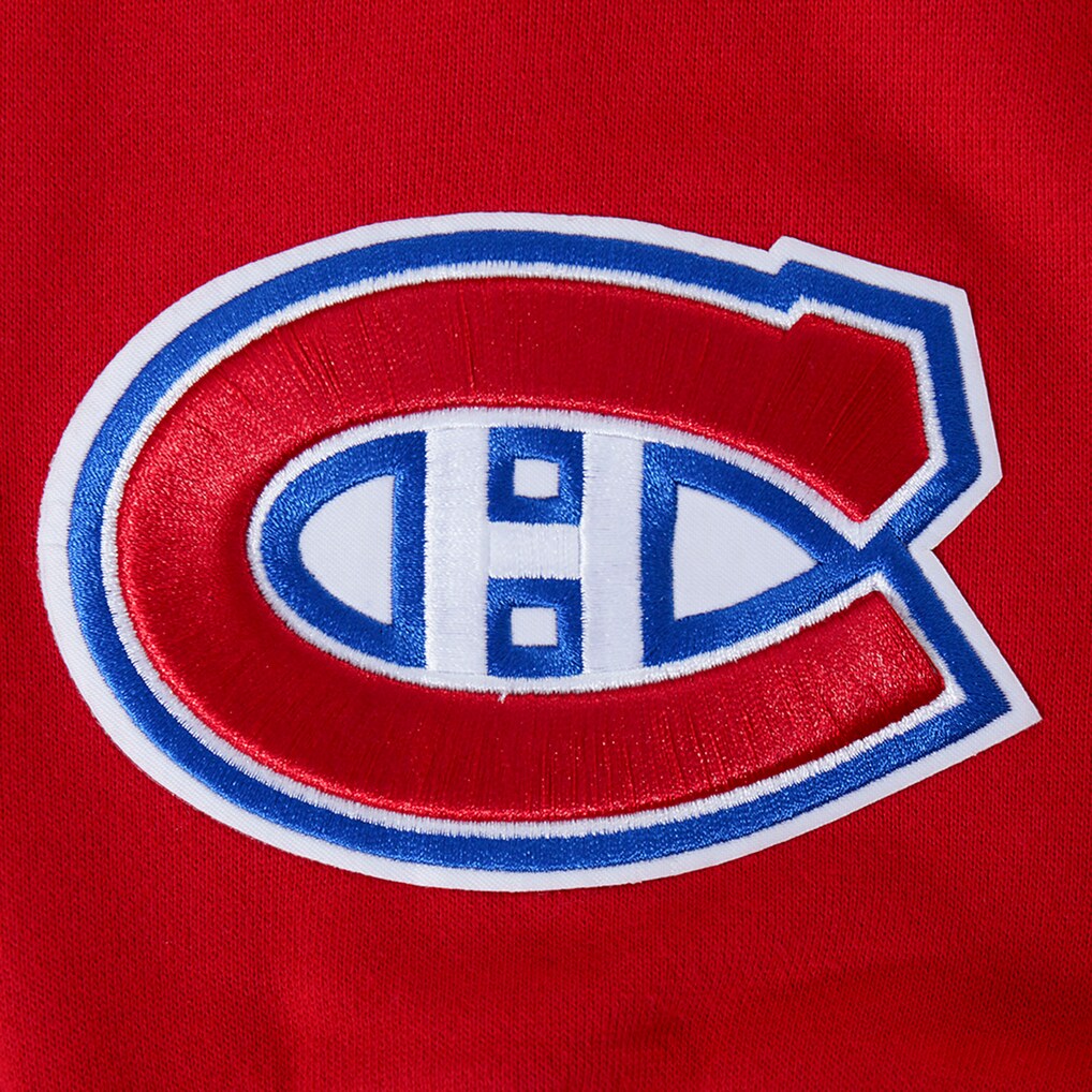 Chandail à capuchon rouge Wingspan pour homme, standard NHL Pro des Canadiens de Montréal