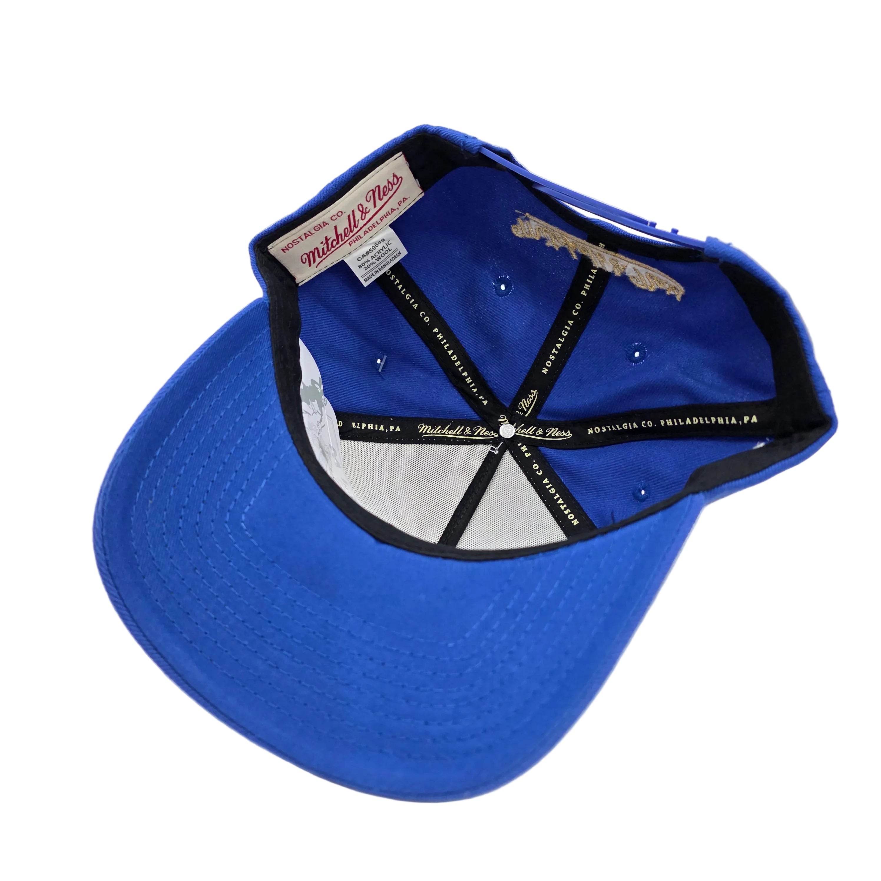 Toronto Blue Jays Mitchell & Ness Men's White/Royal Blue 2025 World Series A-Frame Snapback