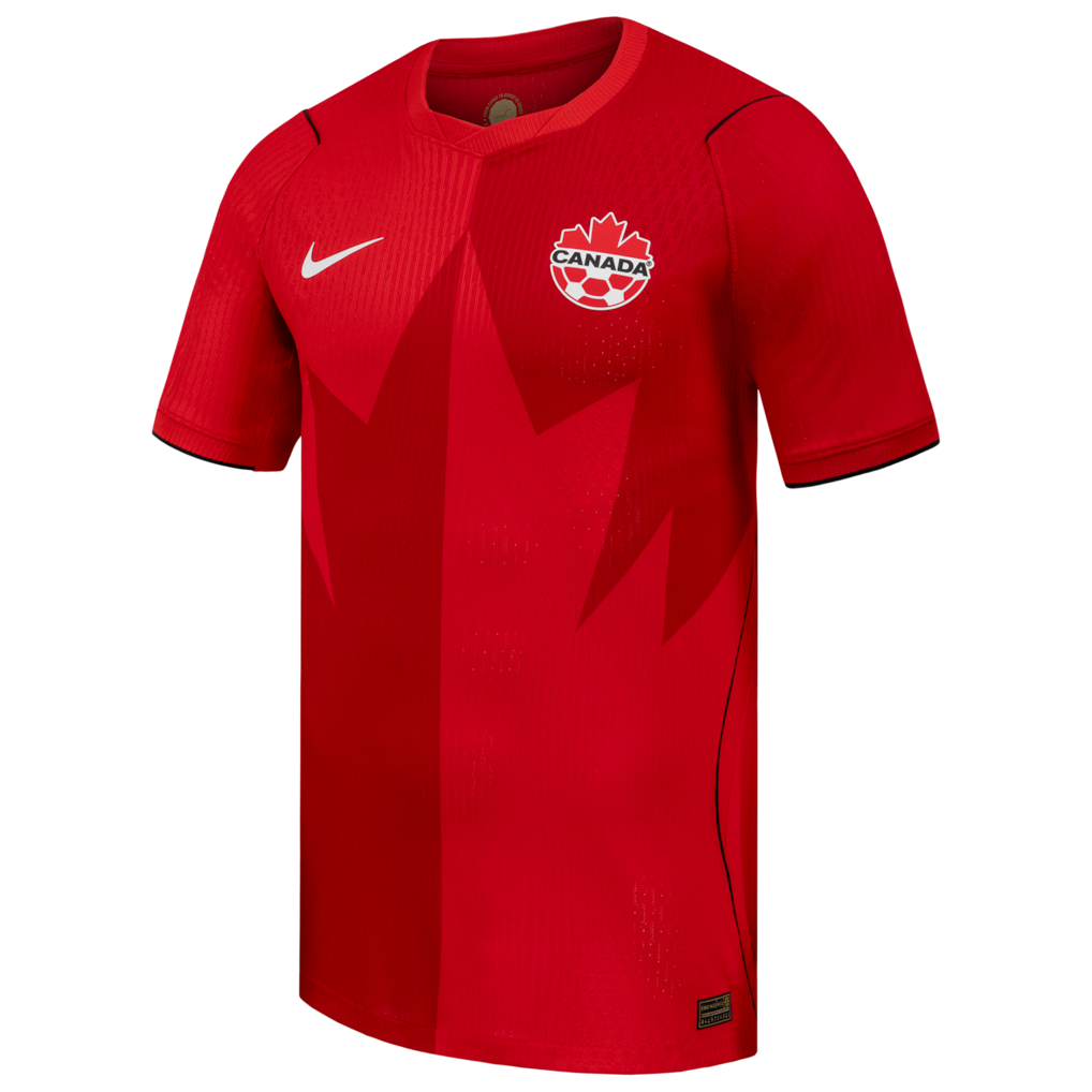 Canada Soccer FIFA Nike Men's Red 2026 Home Match Authentic Jersey