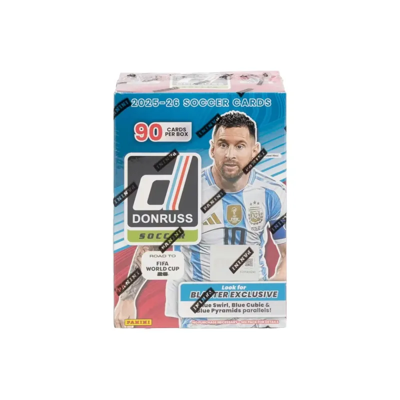 2025-26 Panini Donruss Road to FIFA World Cup Soccer Blaster Hobby Box Trading Cards