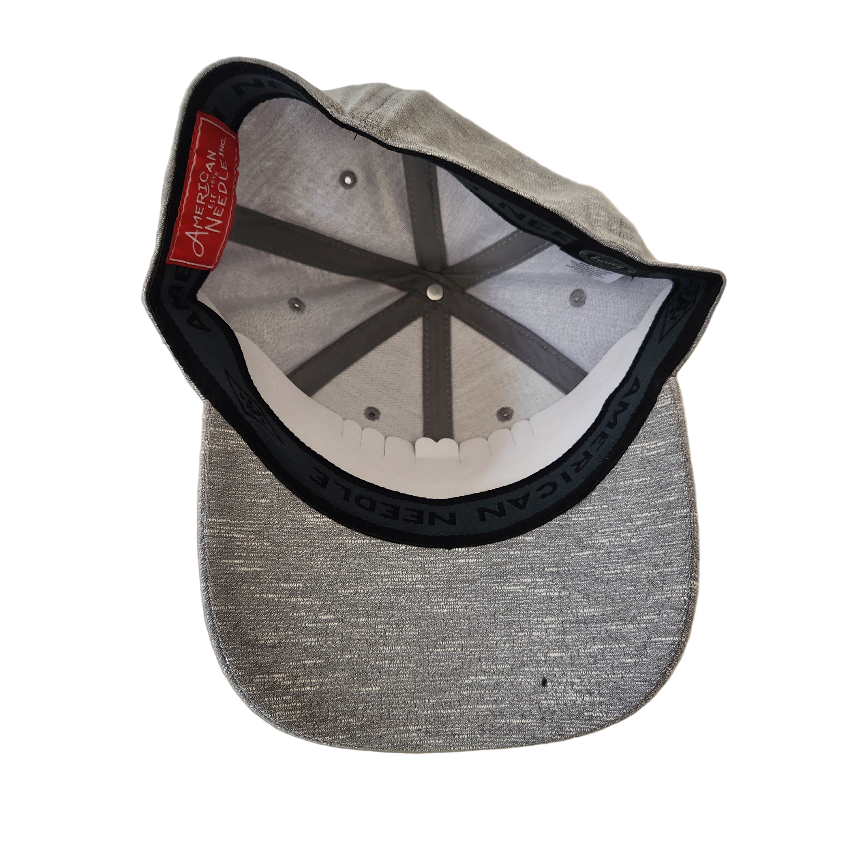 Montreal Canadiens NHL American Needle Men's Grey Slub Heathered Stretch Fit Hat