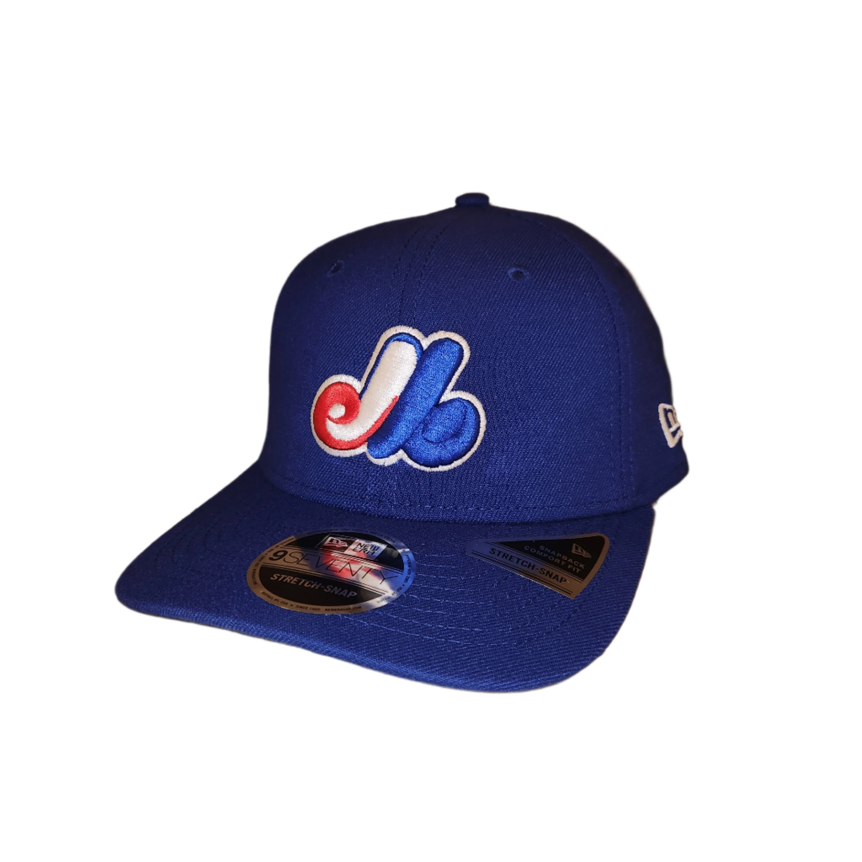 Casquette Snapback 9Seventy bleu marine pour homme des Expos de Montréal MLB New Era