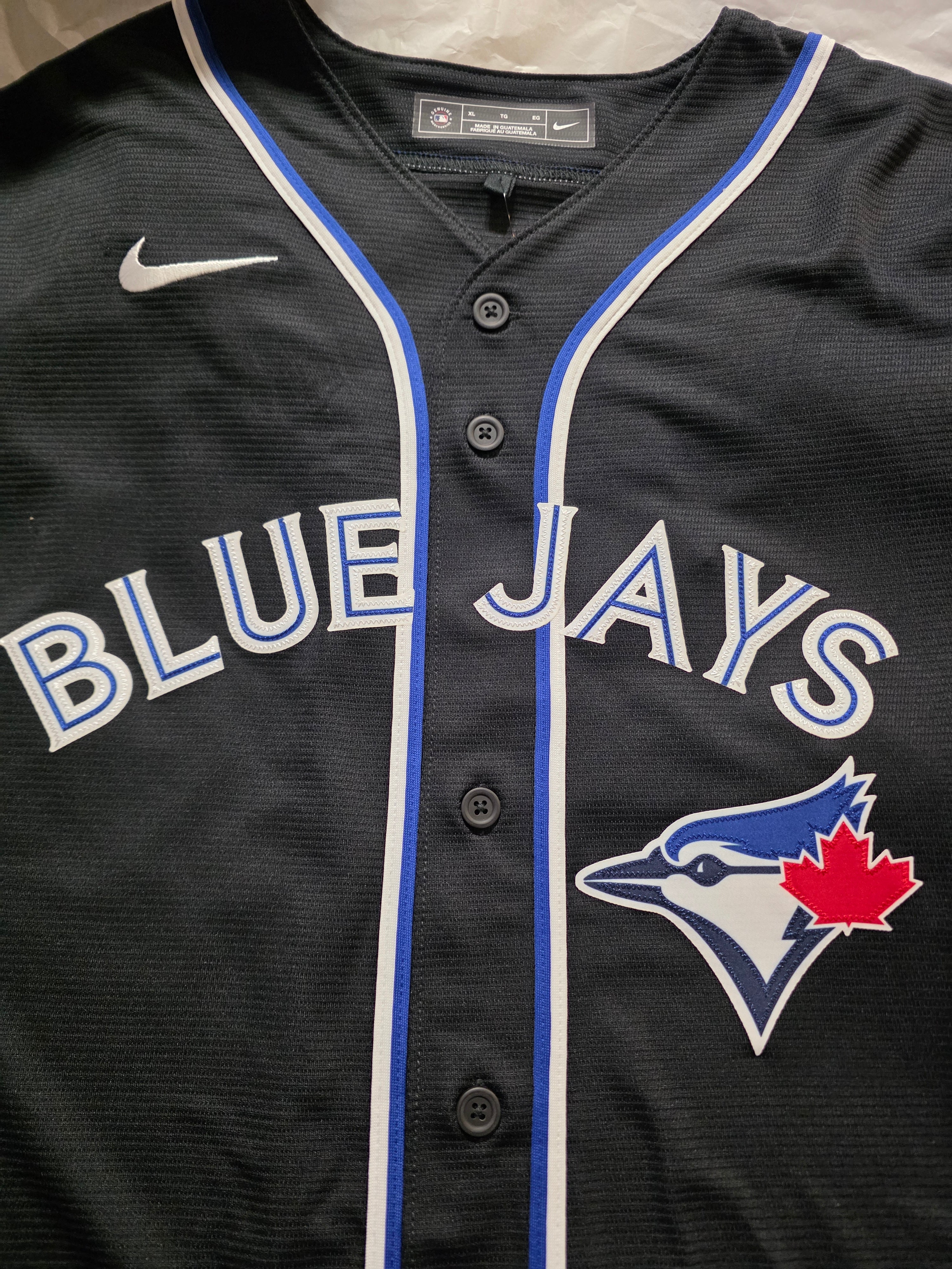 Toronto Blue Jays MLB Nike Men's 2026 Black Out Fashion Replica Jersey