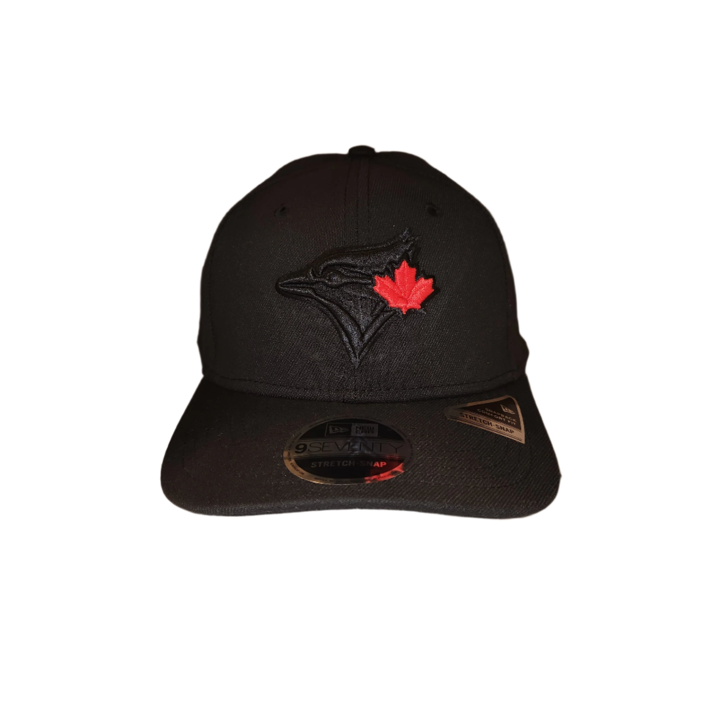 Toronto Blue Jays MLB New Era Men's Black Red Leaf 9Seventy Snapback Hat