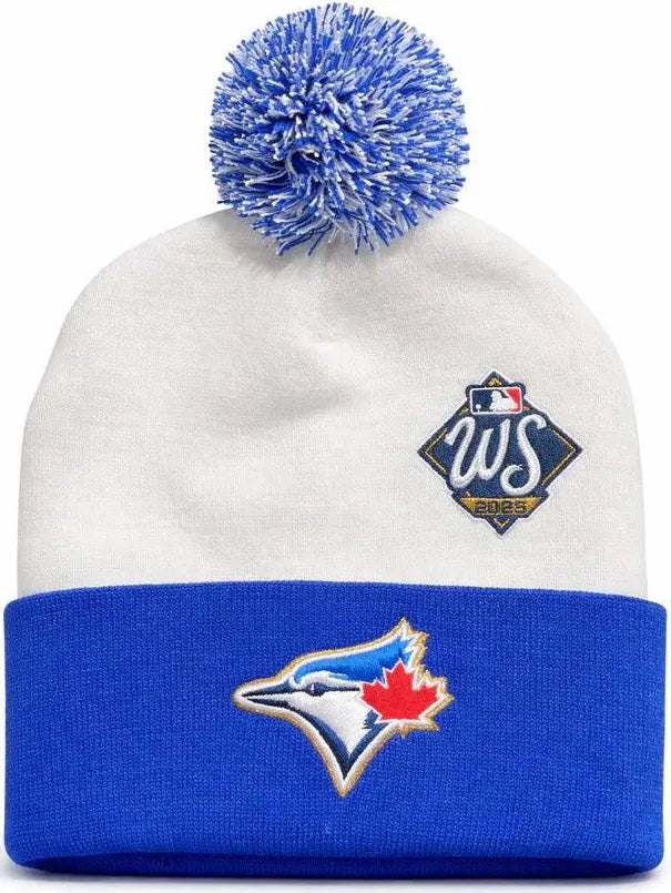 Bonnet à revers Mitchell & Ness pour homme, blanc/bleu royal, Série mondiale 2025, des Blue Jays de Toronto