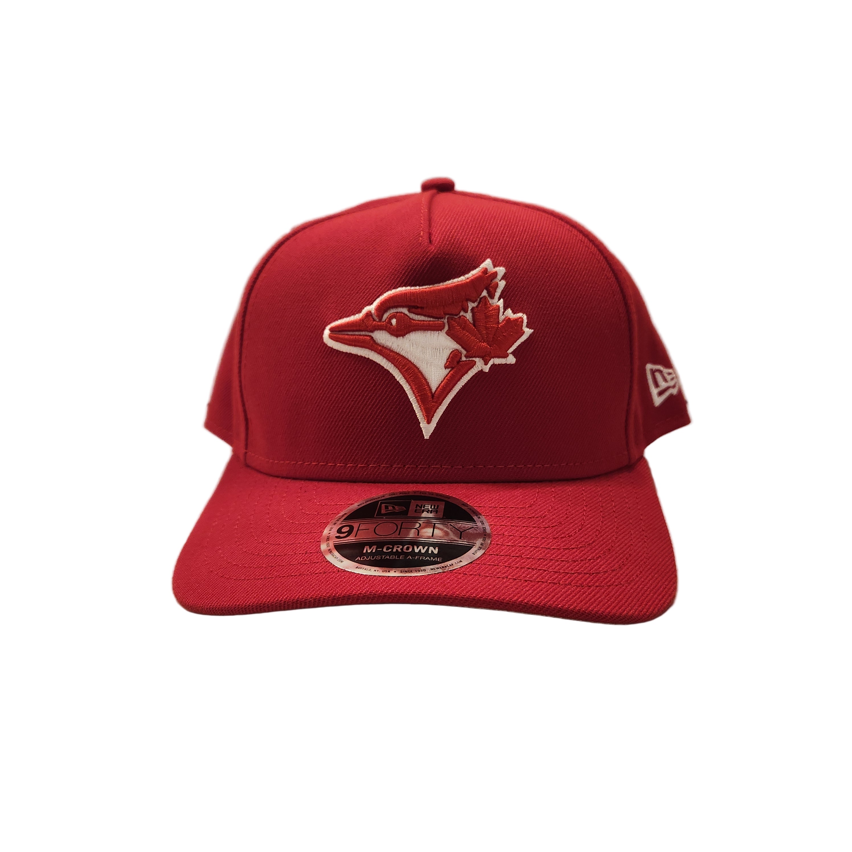 Toronto Blue Jays MLB New Era Men's Red 9Forty M-Crown Adjustable A-Frame Hat
