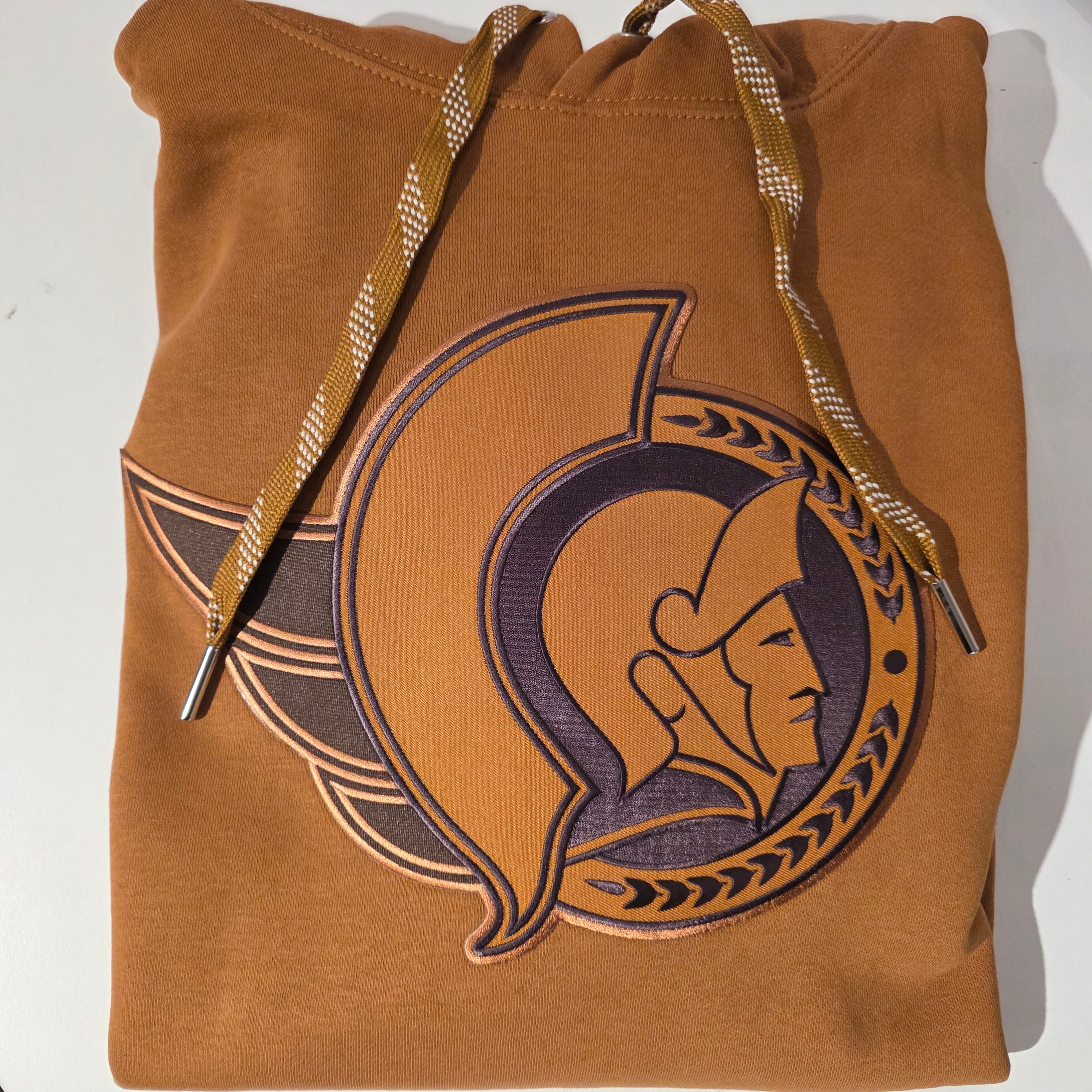 Sweat à capuche en sergé ton sur ton Dune Express avec logo des Sénateurs d'Ottawa (Bulletin de la LNH)