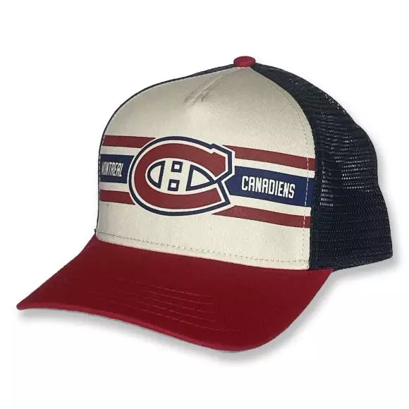 Casquette réglable Sinclair Trucker pour homme des Canadiens de Montréal de la NHL, American Needle