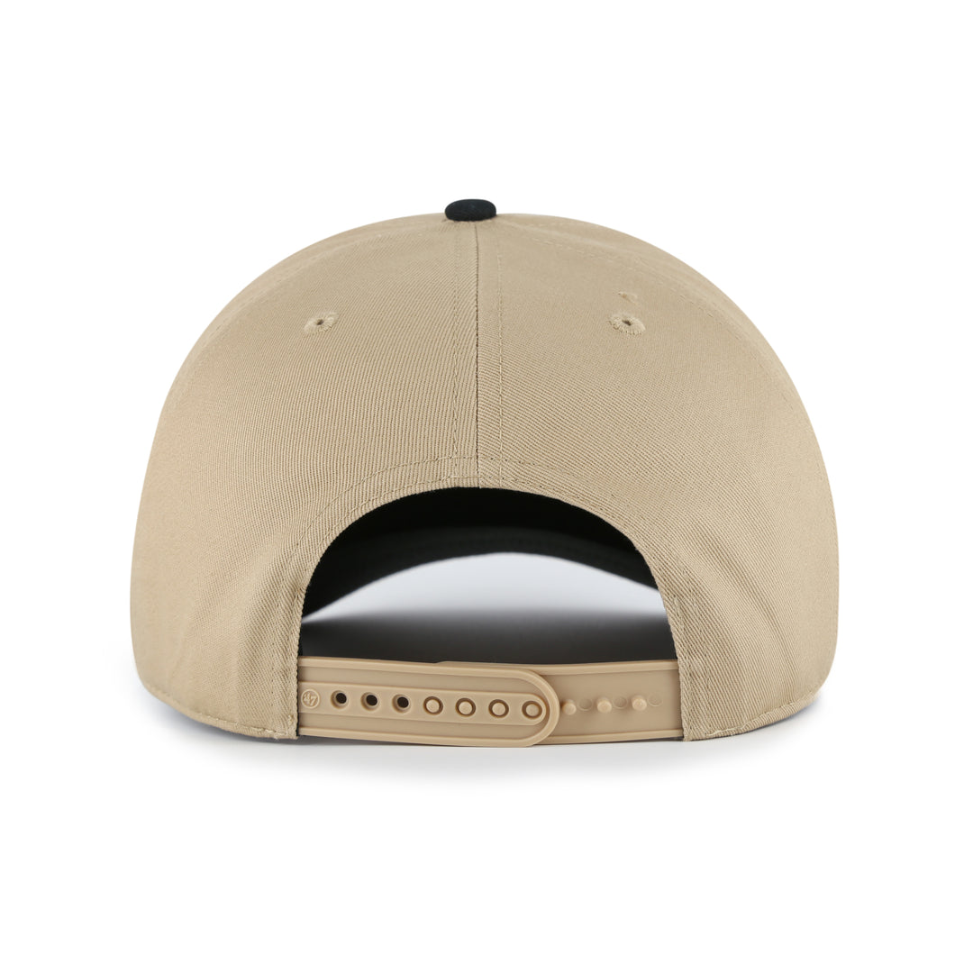 Hockey Canada IIHF 47 Brand Men's Khaki/Black 2002 Logo Sure Shot Hitch Snapback Hat