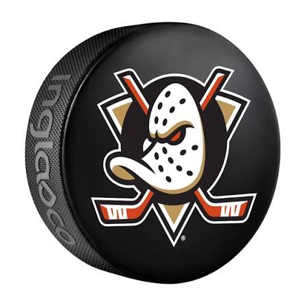Rondelle de hockey souvenir de base Inglasco de la LNH des Ducks d'Anaheim