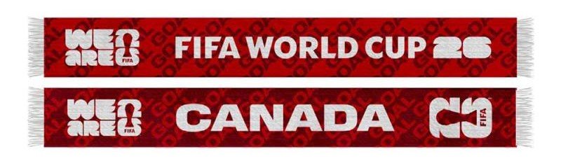 FiFA Licensed Red 2026 World Cup Scarf