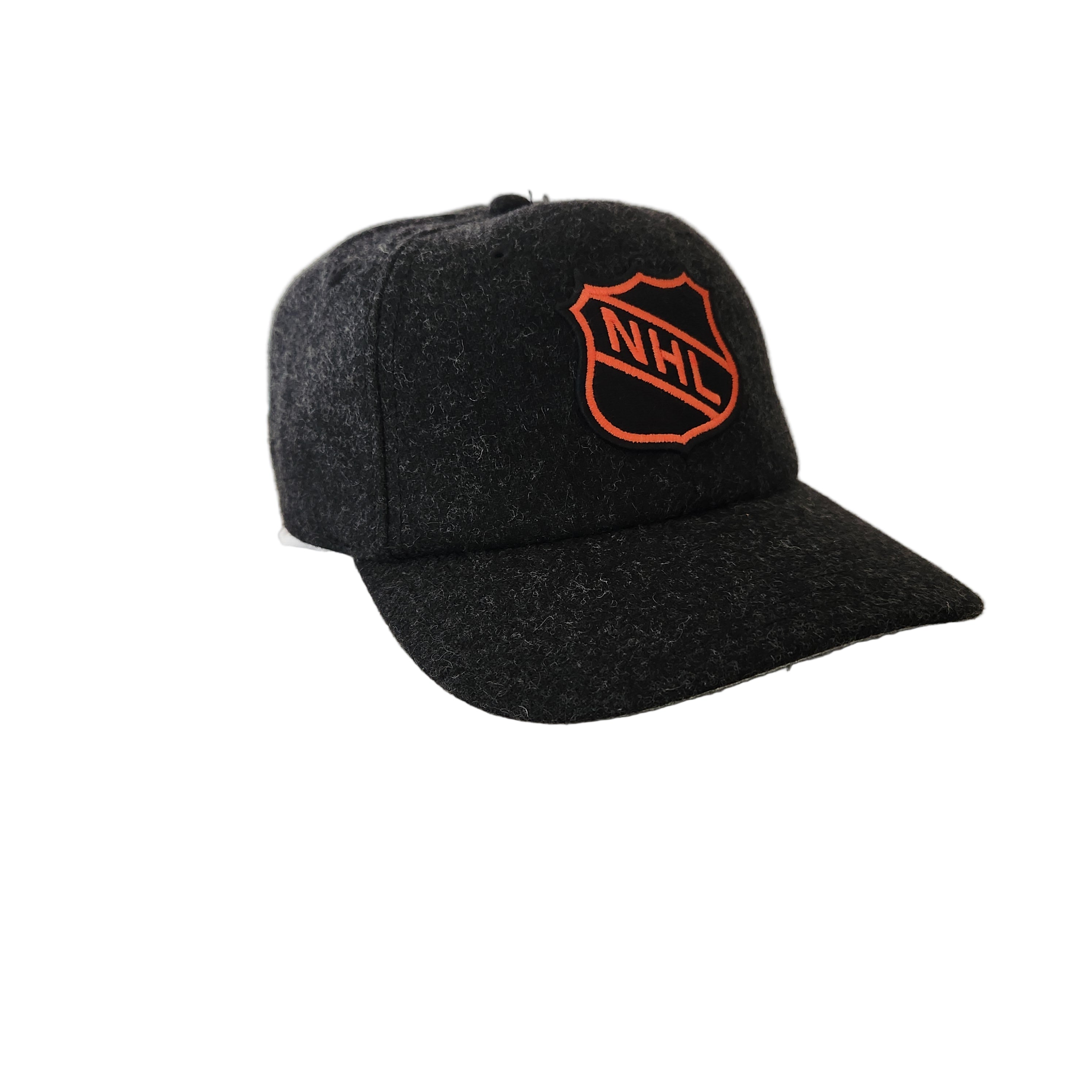 Casquette réglable noire Archive Legend pour homme de la marque American Needle, inspirée des Original Six de la NHL.