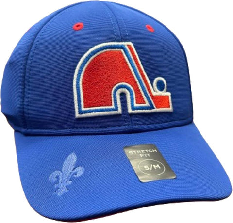 Casquette extensible royale E-Boss pour homme des Nordiques de Québec (NHL) d'American Needle