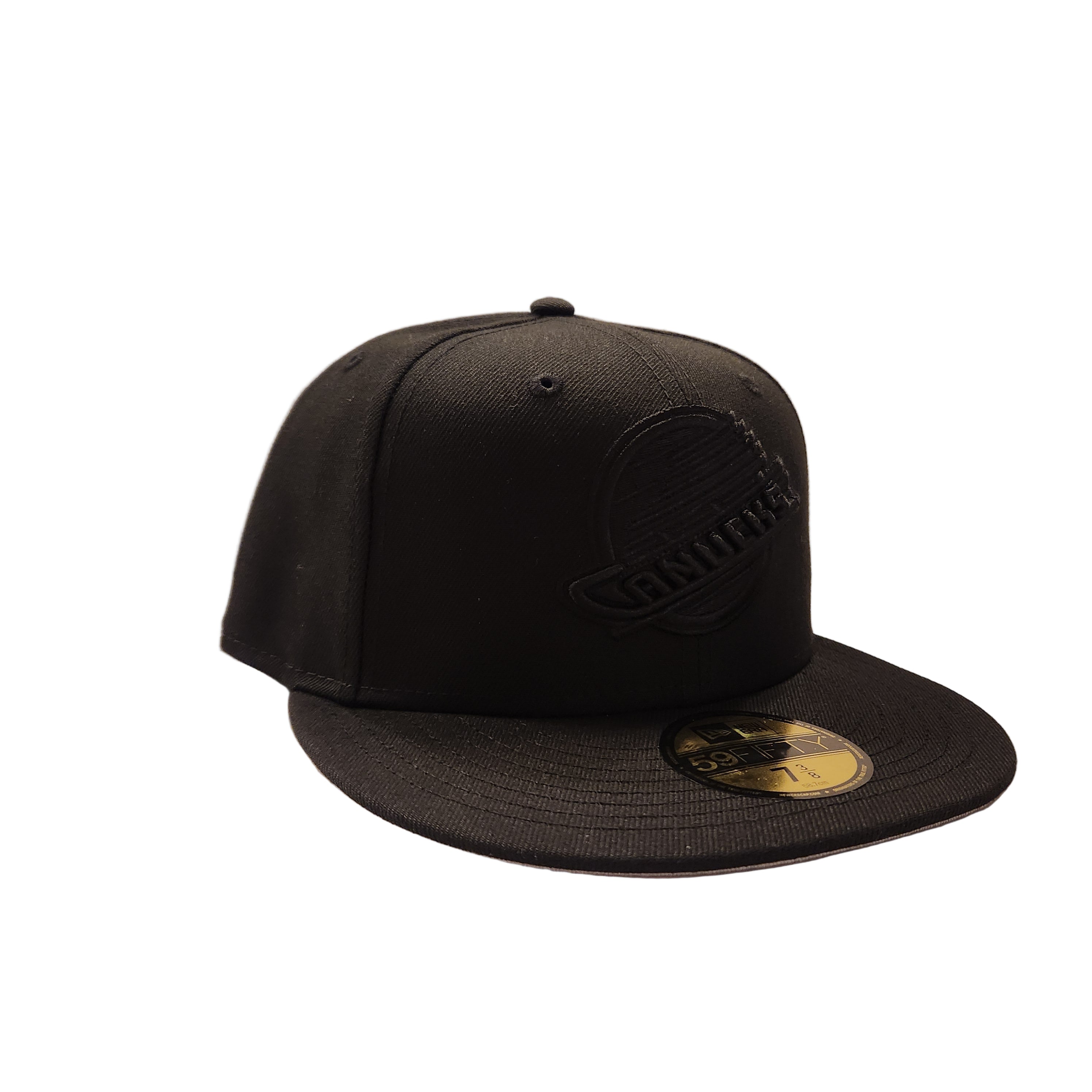 Casquette ajustée New Era 59Fifty noire pour homme des Canucks de Vancouver (NHL)