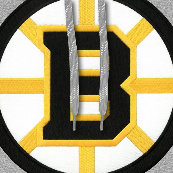 Sweat à capuche avec logo en sergé Express gris athlétique des Bruins de Boston NHL Bulletin pour hommes
