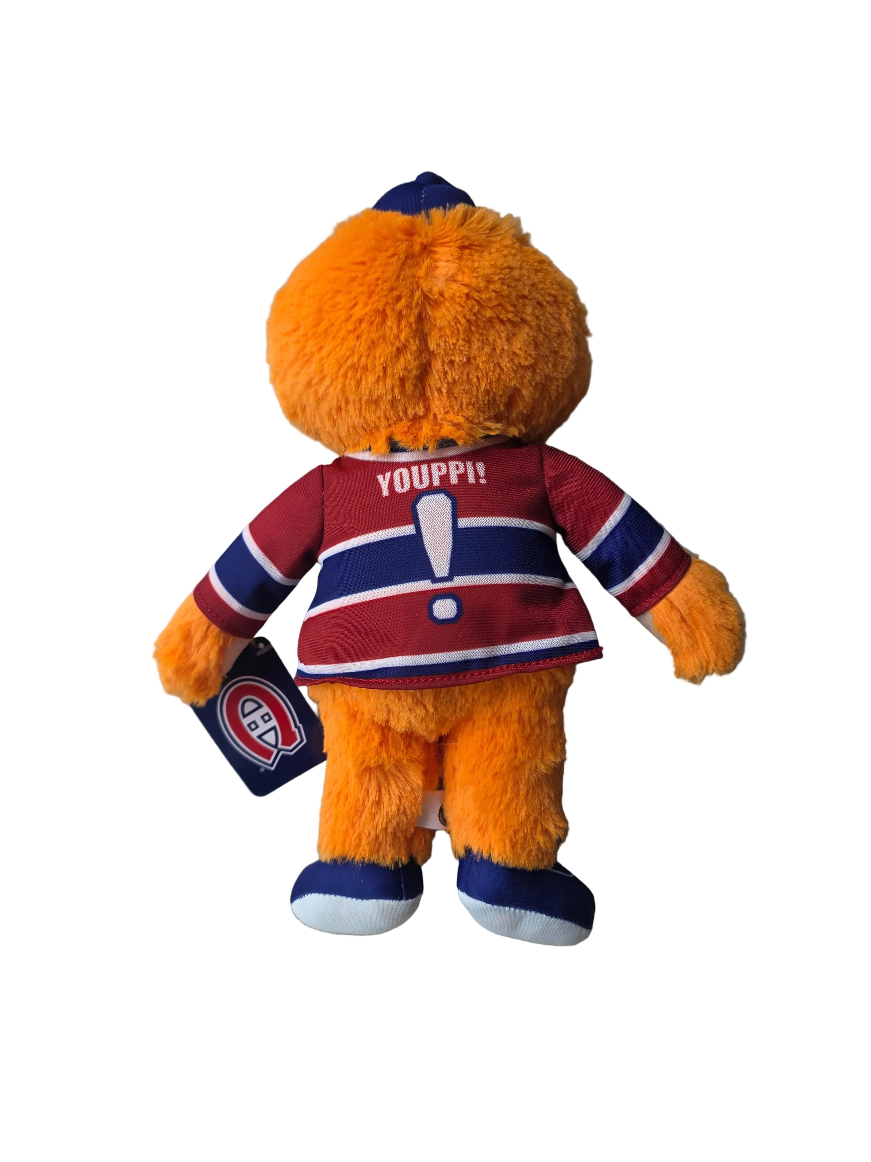 Maison de peluche Youppi des Canadiens de Montréal (LNH), mascotte en peluche de 25 cm