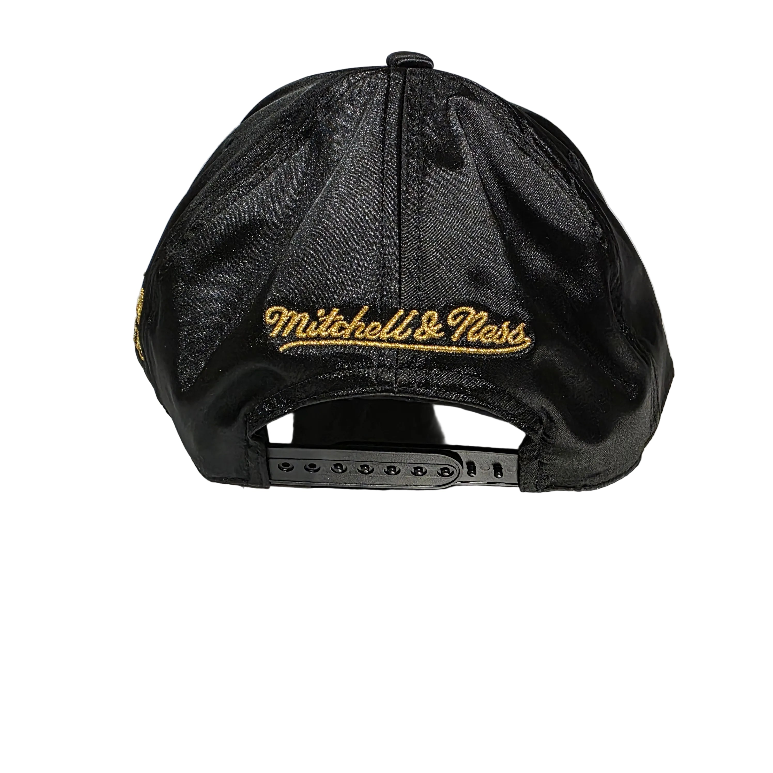 Montreal Canadiens Mitchell & Ness Men's Black Satin Golden Egg Pro Pinch Fit Snapback